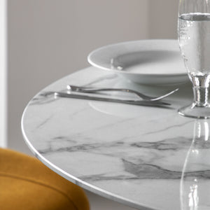Connor Dining Table White Effect