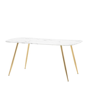 Evander Dining Table White Effect