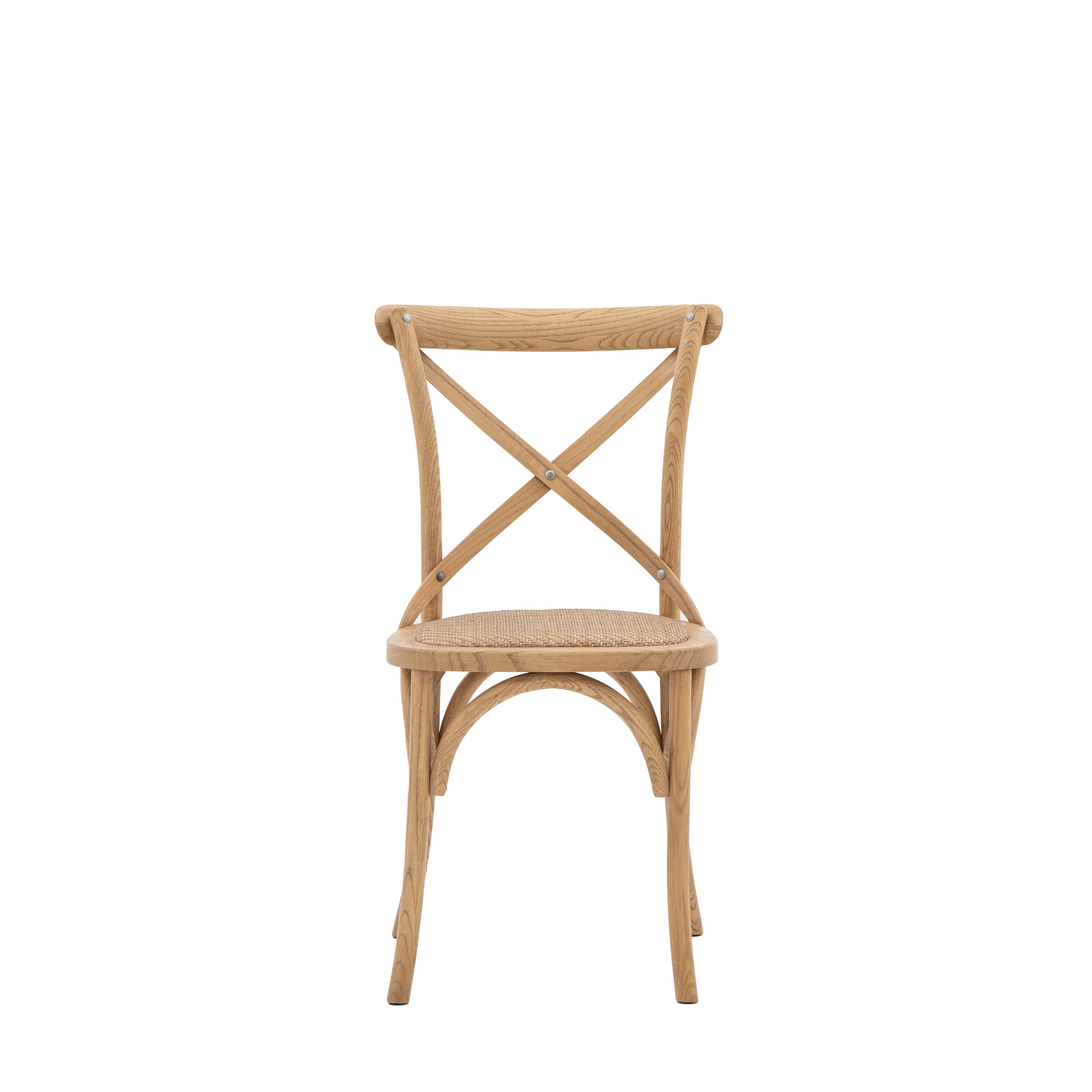 Caffe Chair Natural Rattan Set of 2