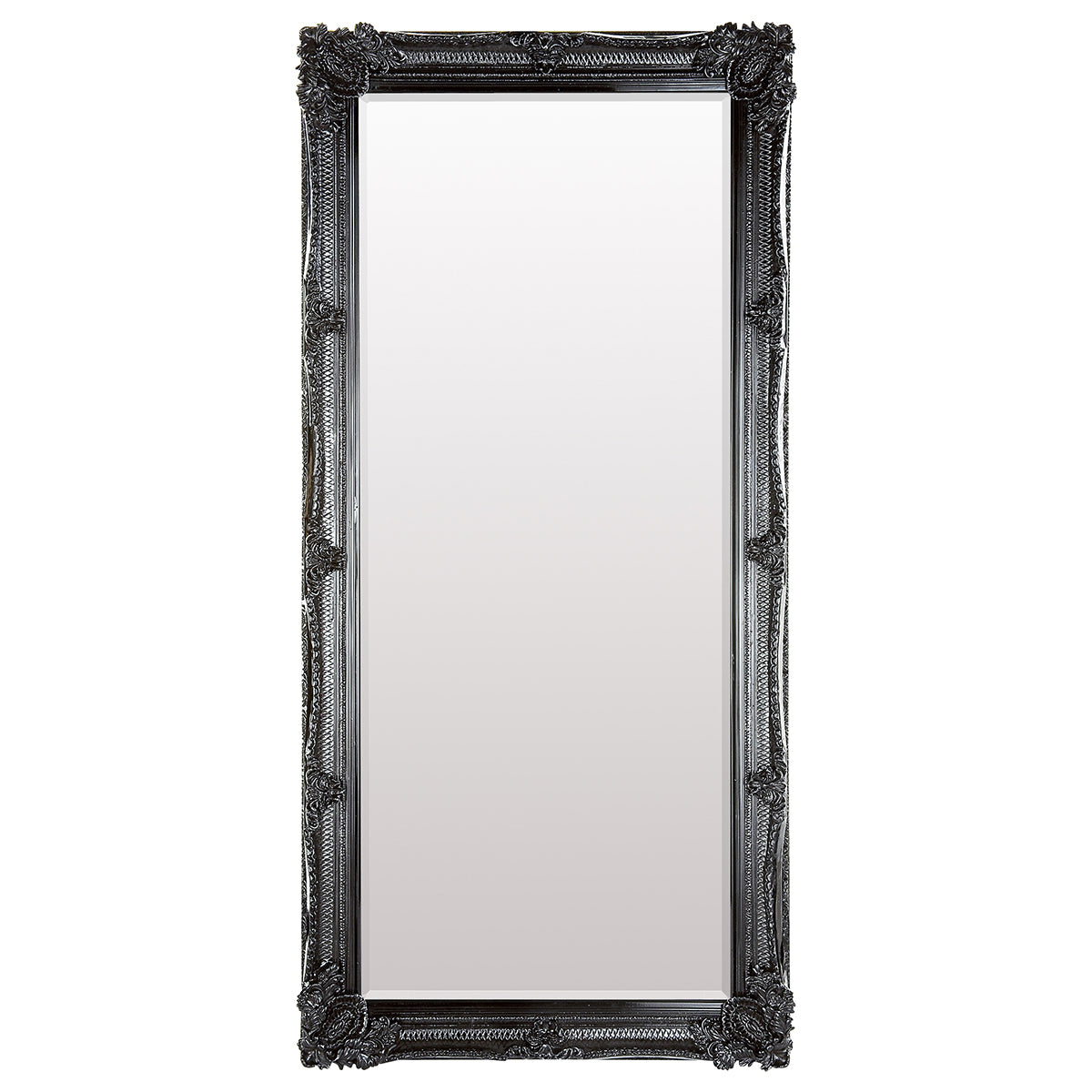 Abney Leaner Mirror Black