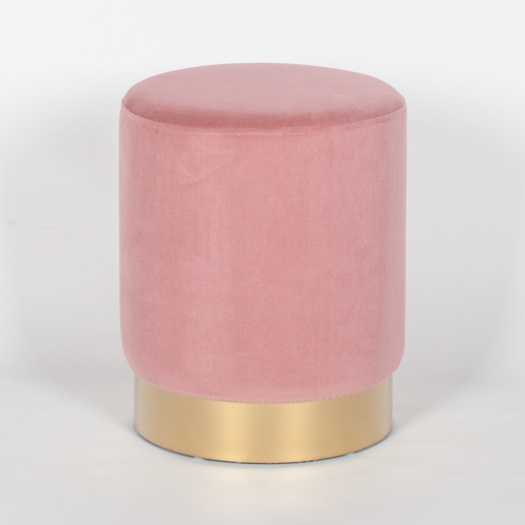 Pink Round Stool