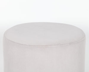 Grey Round Stool