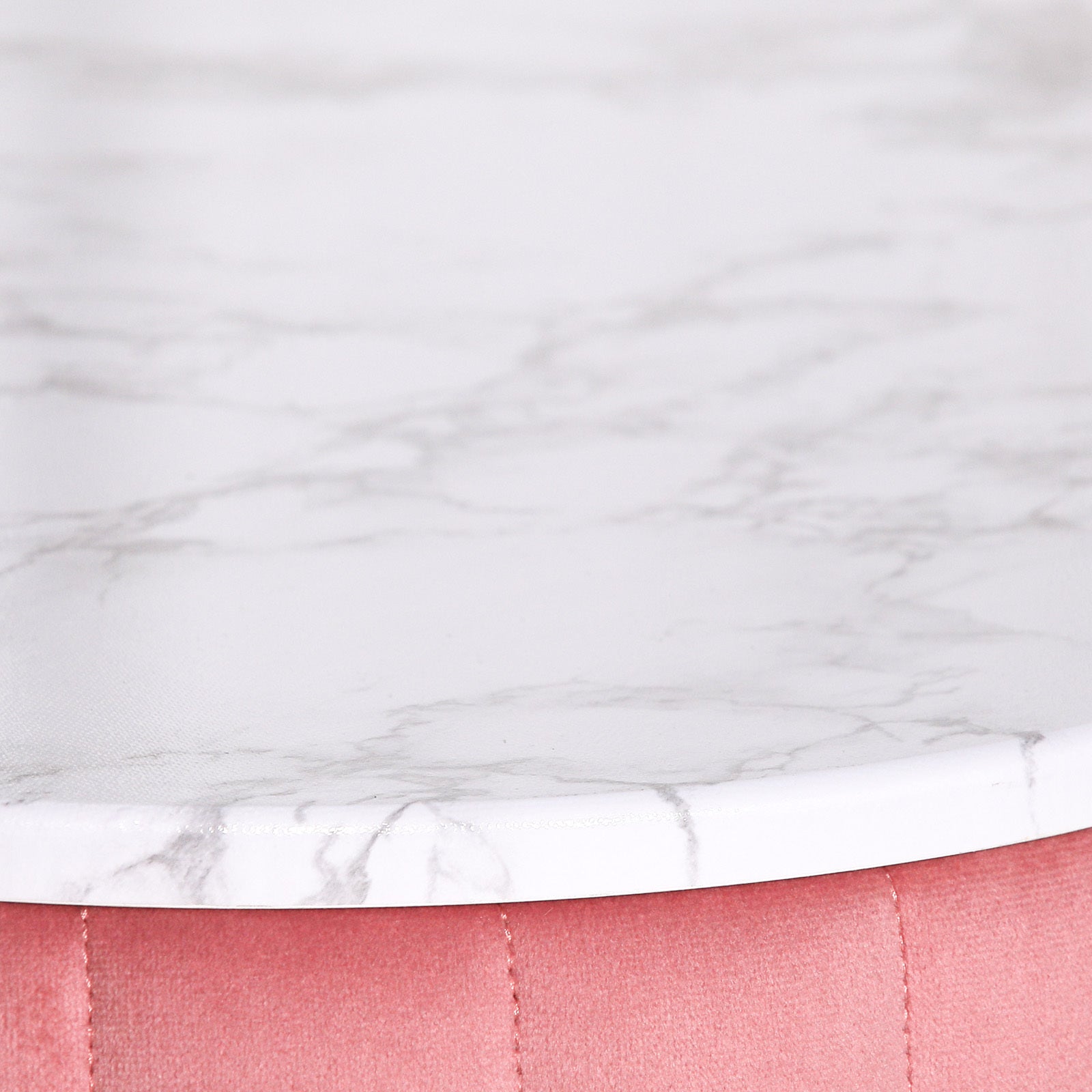 Pink Upholstered Dressing Table