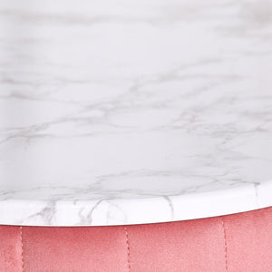 Pink Upholstered Dressing Table
