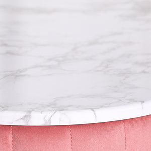 Pink Upholstered Dressing Table