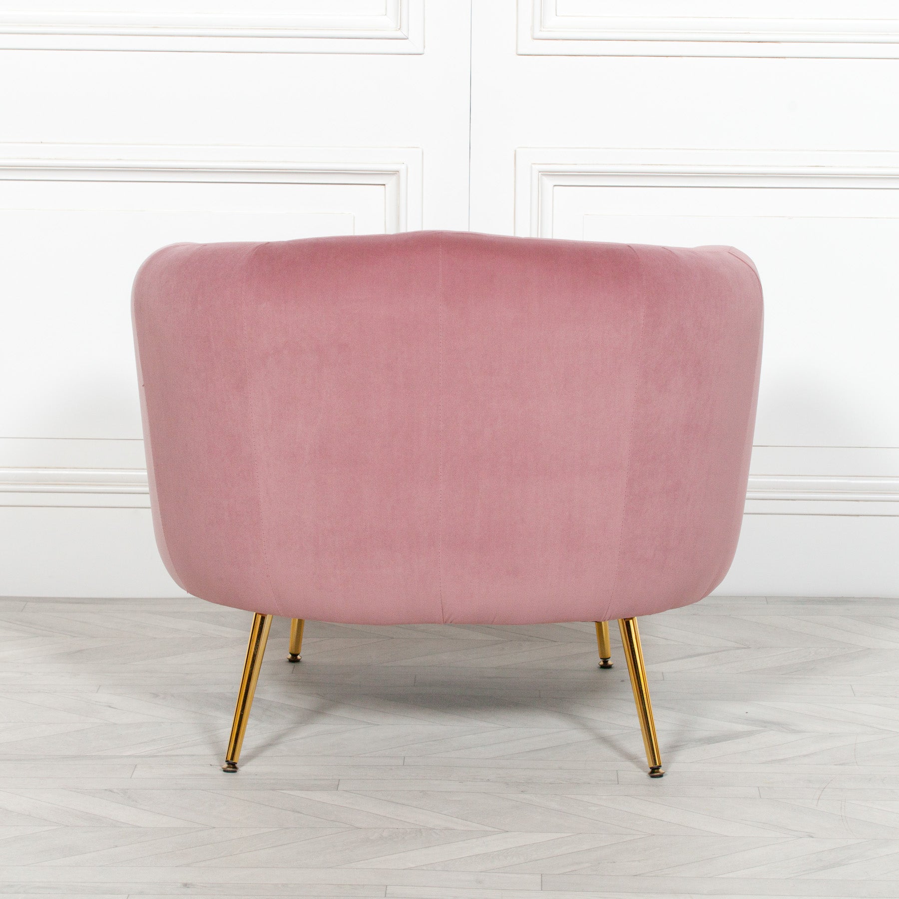 Pink Velvet Armchair