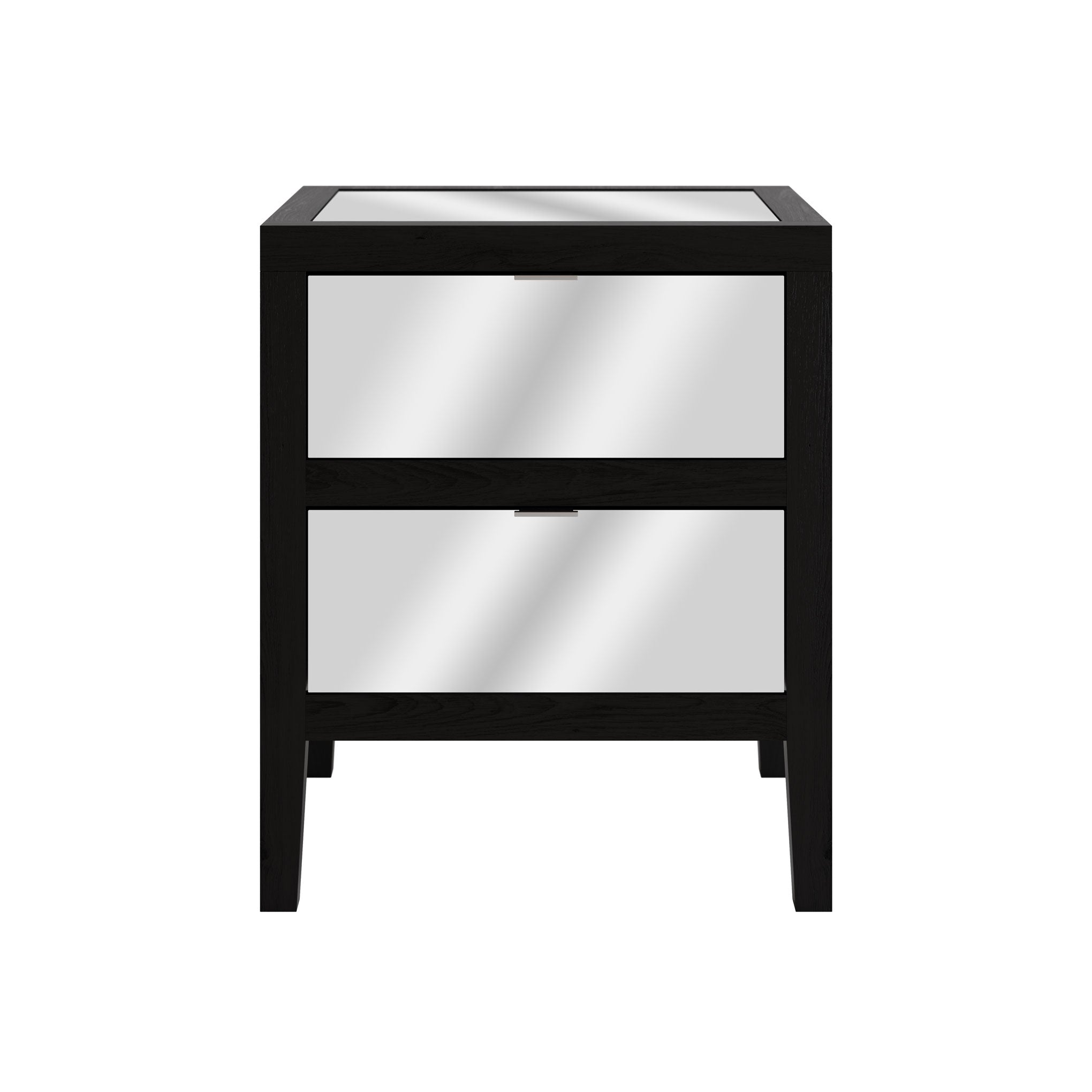 Josephine Bedside 2 Drawer Black