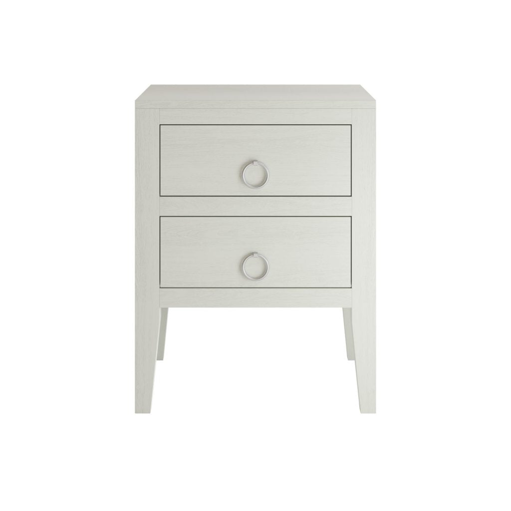 Cheriton Bedside 2 Drawer Grey