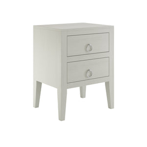 Cheriton Bedside 2 Drawer Grey