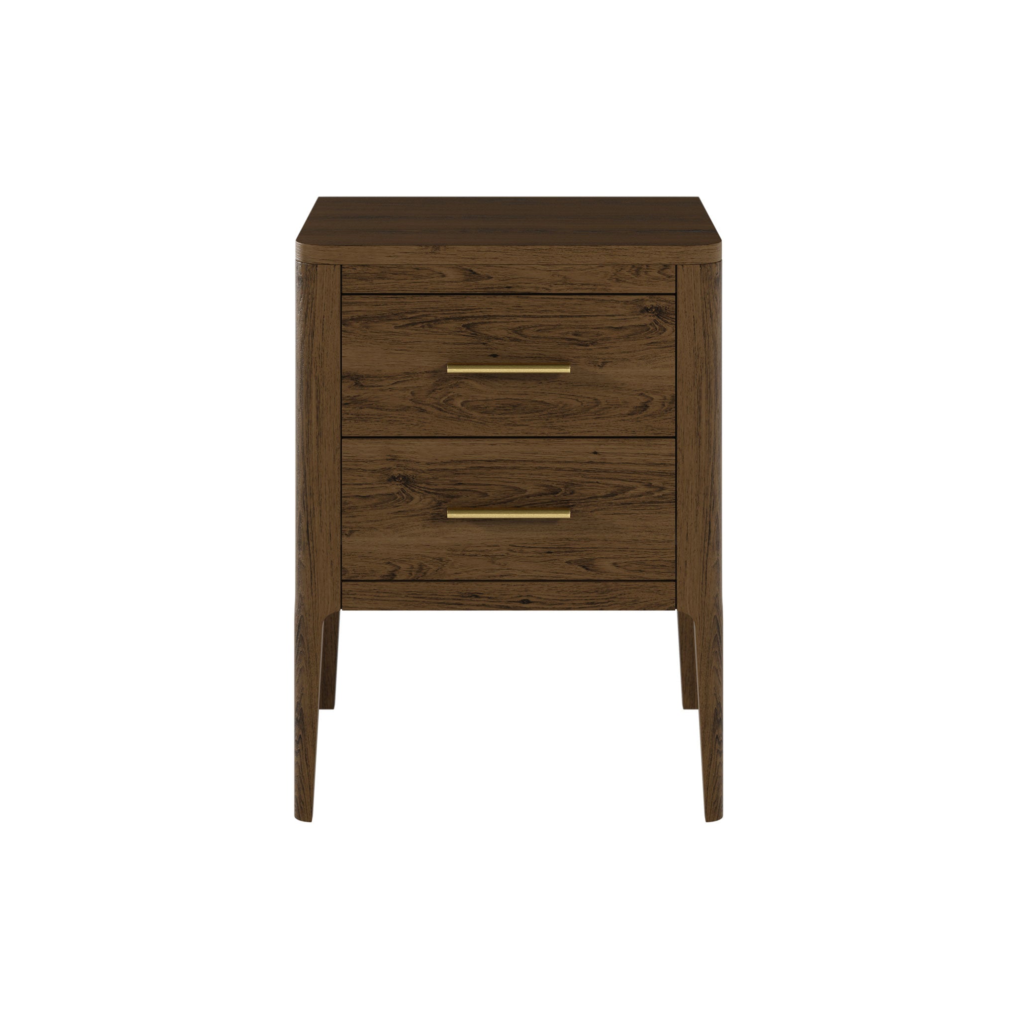 Abberley Bedside Brown 2 Drawer