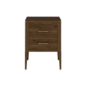 Abberley Bedside Brown 2 Drawer