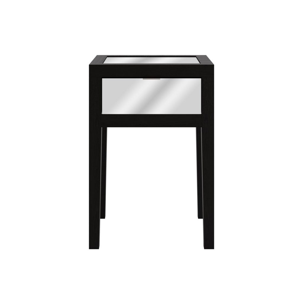 Josephine Bedside 1 Drawer Black