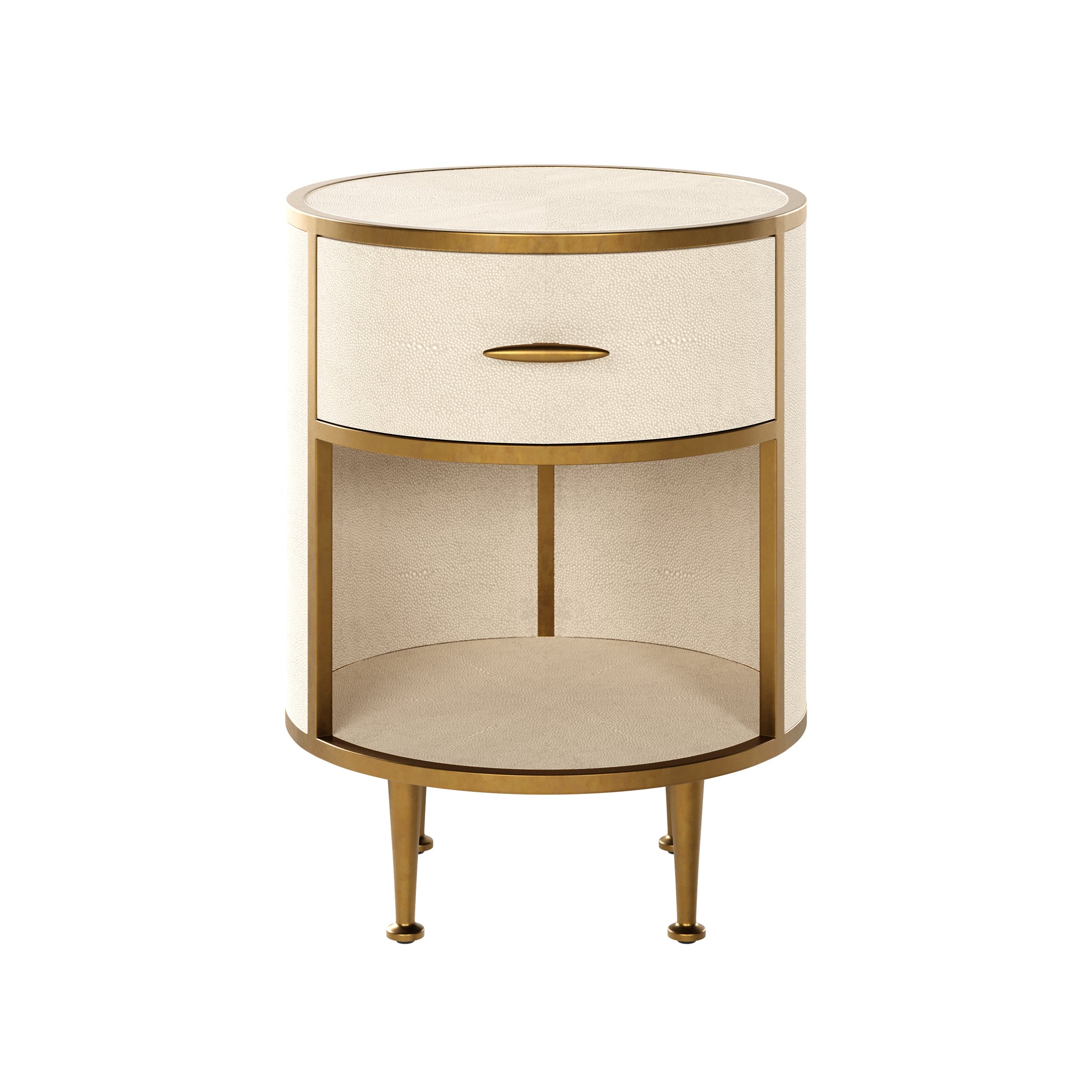 Hampton Bedside Small Round Ivory