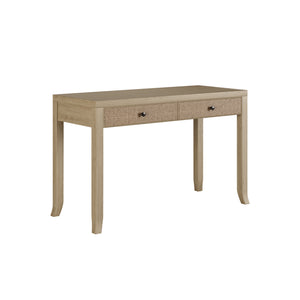Witley Desk Oak Rattan