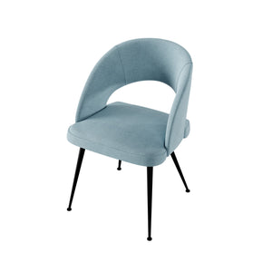 Millbridge Dining Chair Blue Linen