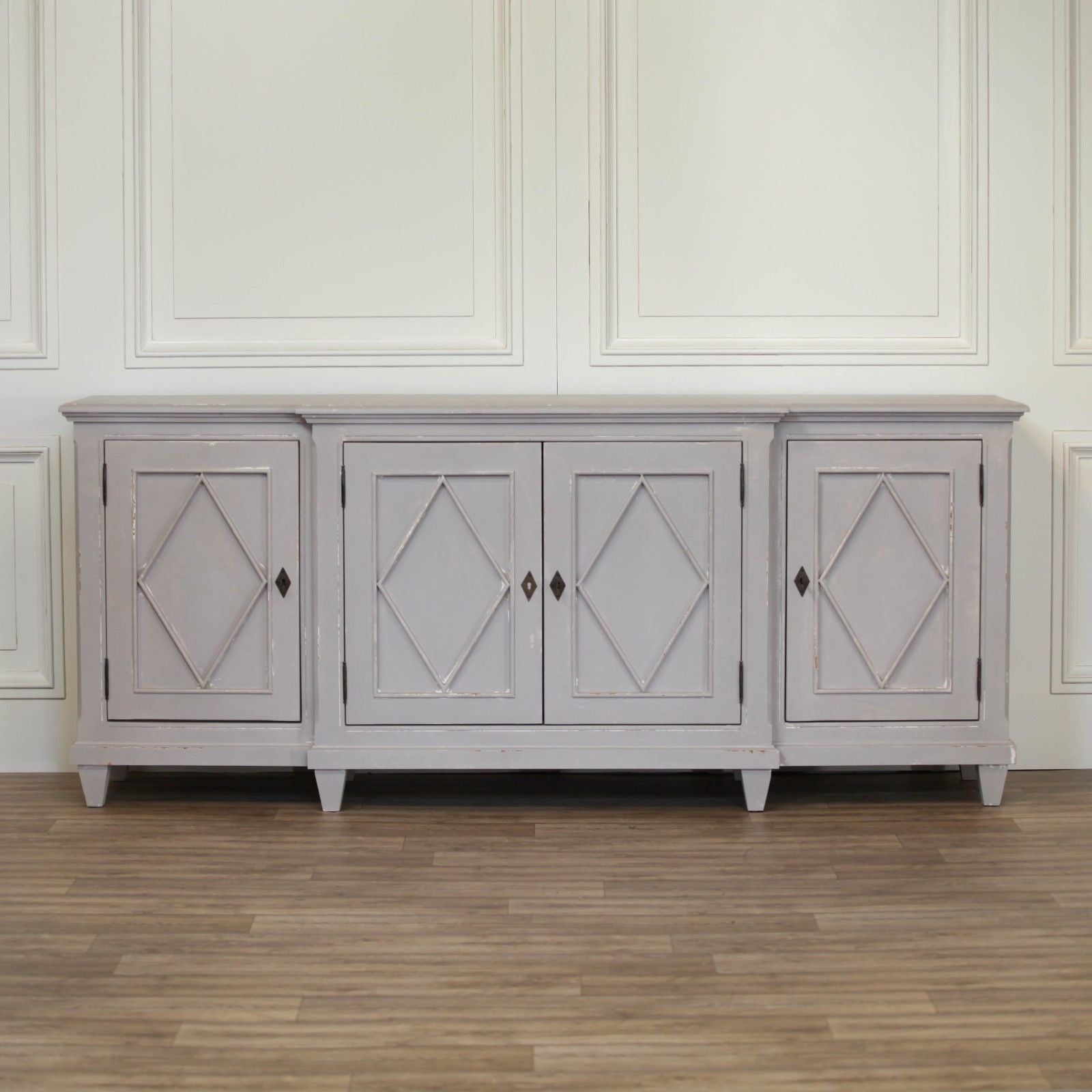 Classical Distressed Sideboard 206cm