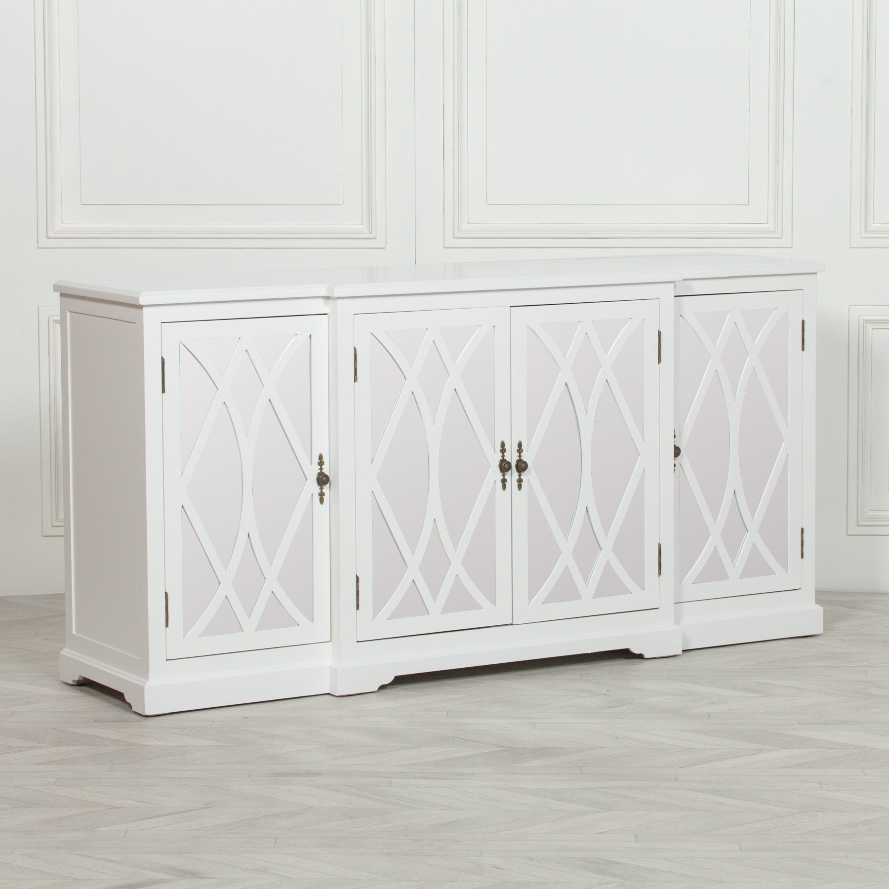 Breakfont White Mirror Front Sideboard