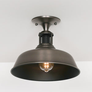Brushed Silver Ceiling Light
