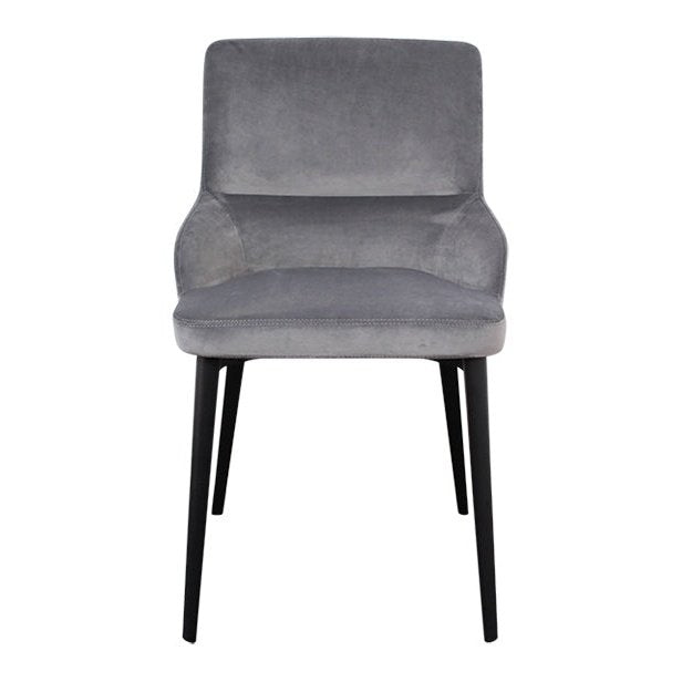 Copy of Brockett Pair of Dining Chairs Grey