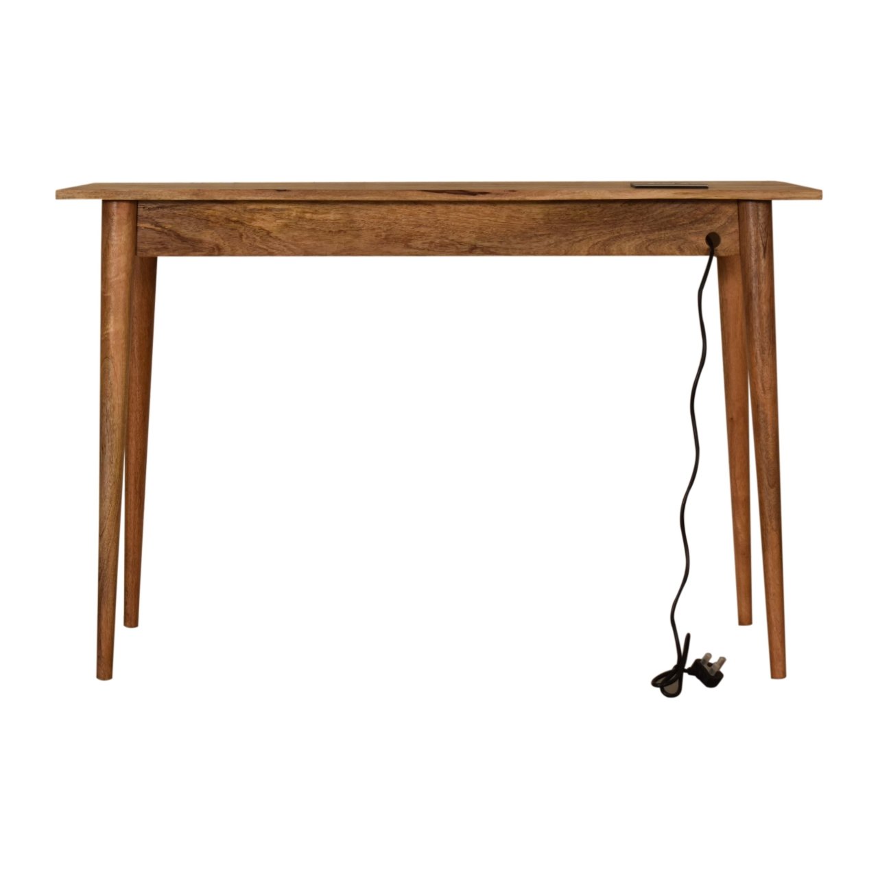 Nordic Style Writing Desk with 2 Drawers and Cable access