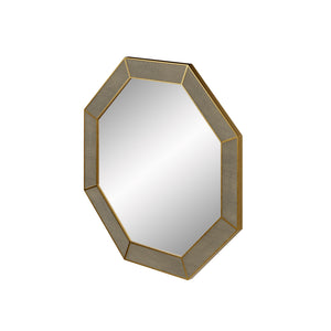 Hampton Mirror, Octagon Grey Shagreen
