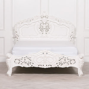 Rococo 5ft King Size Carved Bed