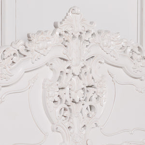 Rococo 4ft6 Double Size Carved Bed