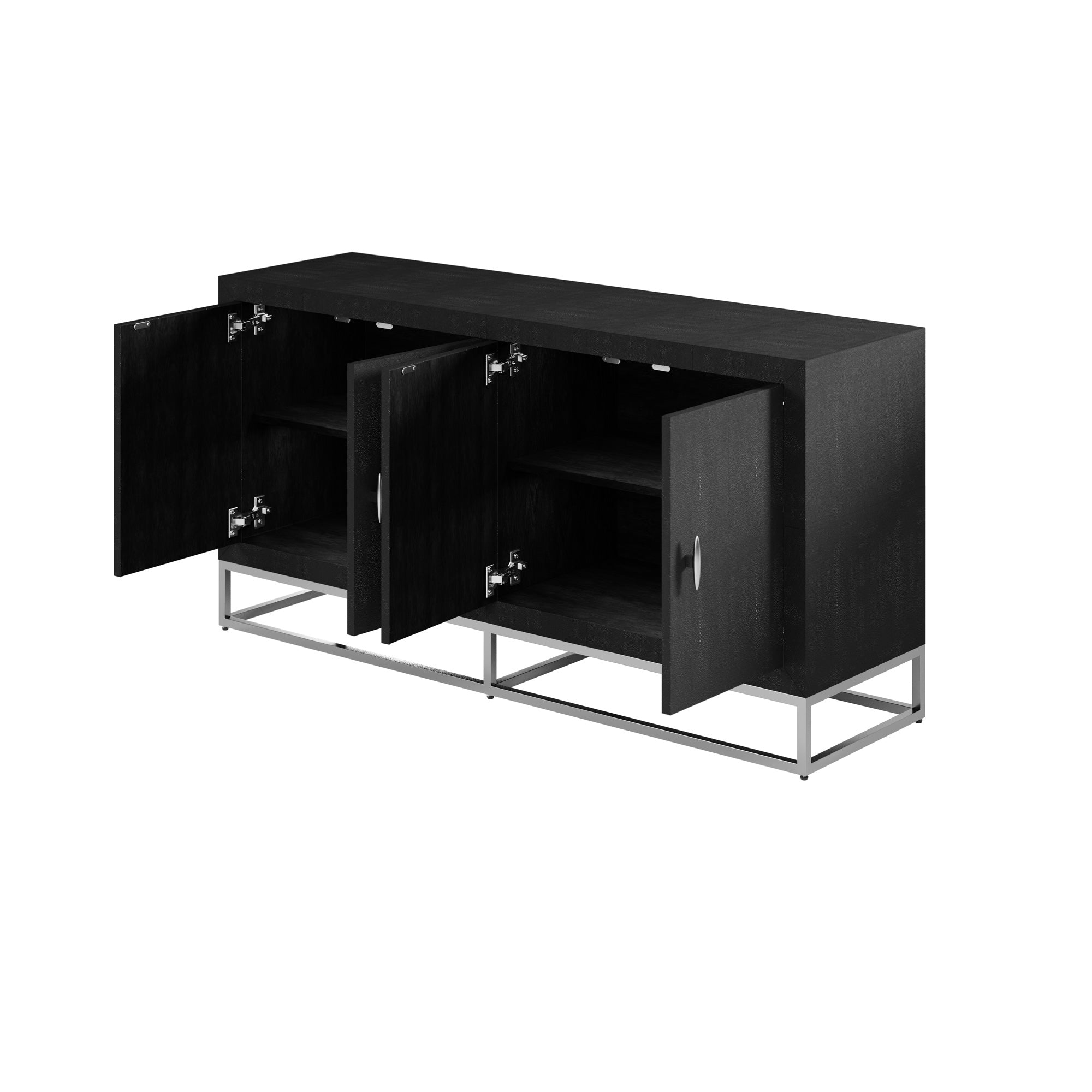 Hampton Sideboard Black Shagreen