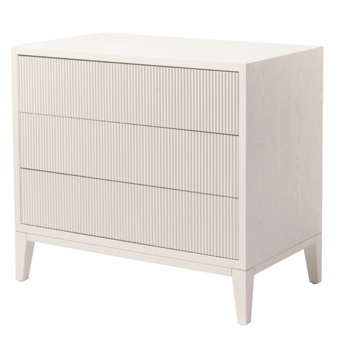Amure Chest of 3 Drawers in White