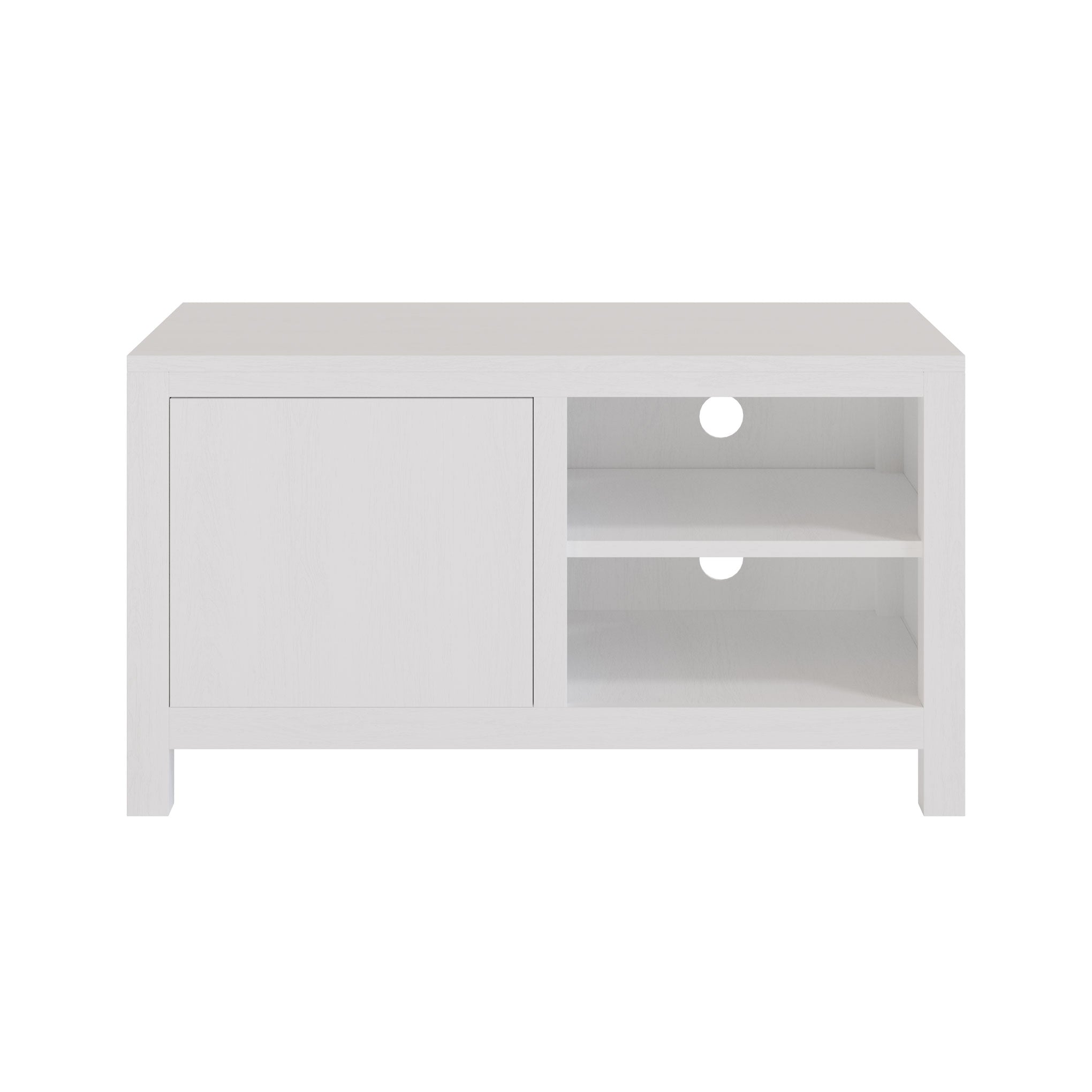 Flyford Small TV Unit White