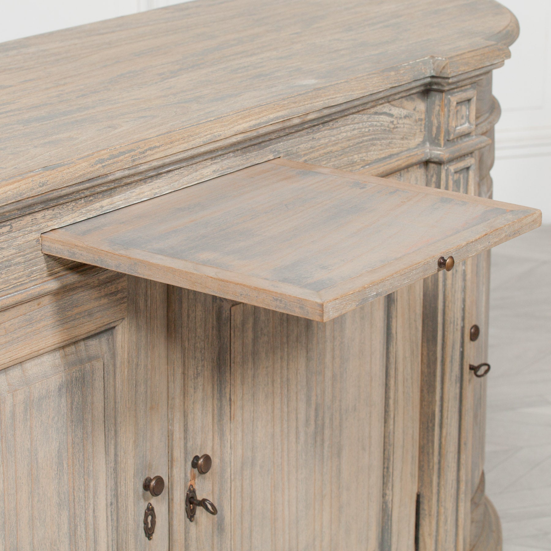 Rustic Wooden Large Buffet Sideboard