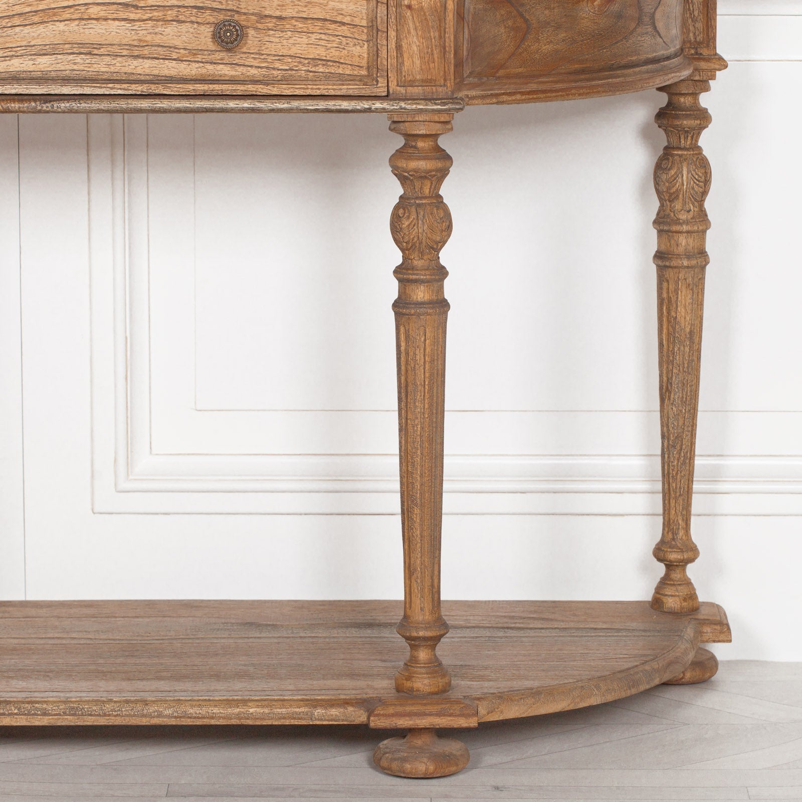 Rustic Wooden Console 151cm