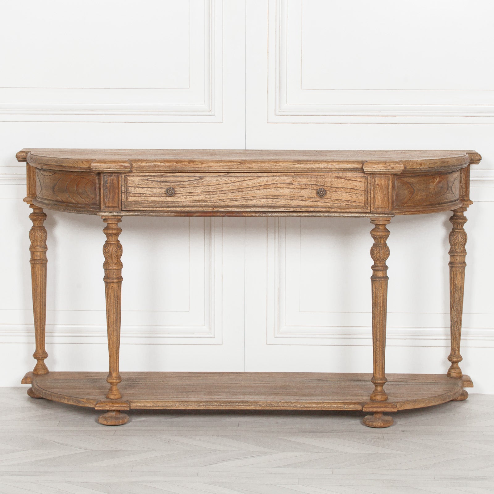 Rustic Wooden Console 151cm