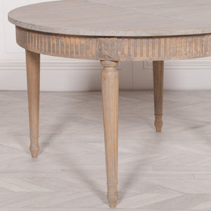 Rustic Wooden Extendable 100cm Dining Table