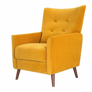 Betty Occasional Chair Mustard Velvet