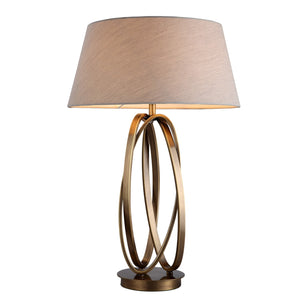 Bria Antique Brass Table Lamp