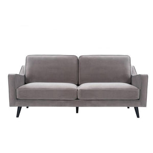 Daffy 2 Seat Sofa Grey Velvet