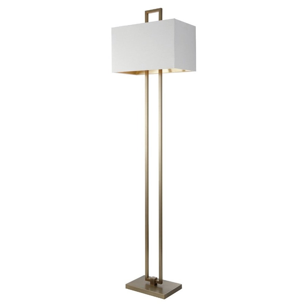 Darcy Floor Lamp In Antique Brass