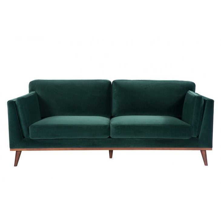 Mickey 3 seat Sofa Emerald Green