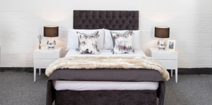 Orchid 2 Drawer Bedside White