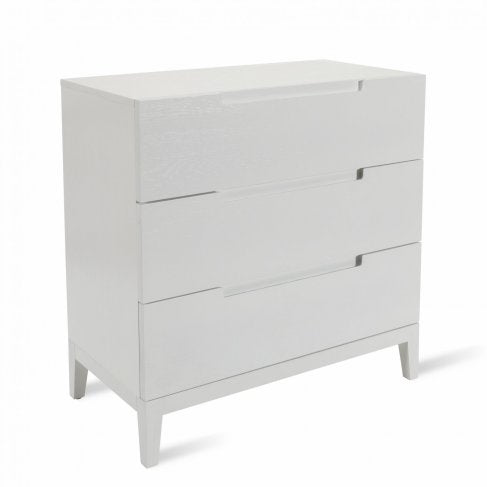 Orchid 3 Drawer Chest White