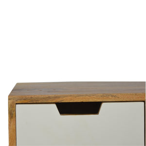 Grey Hand Painted Entertainment Unit