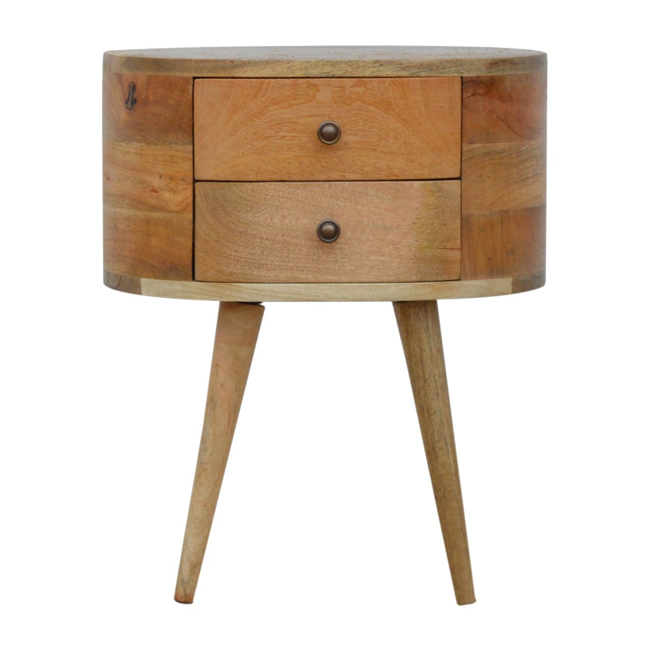 Rounded Bedside Table