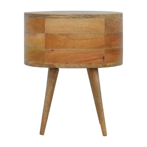 Rounded Bedside Table