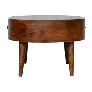 Chestnut Rounded Coffee Table
