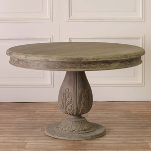 Round Pedestal Acorn Dining Table 120cm